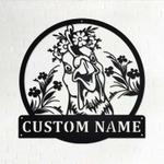 floral chicken custom metal sign decoration for room farmer gift 0