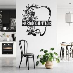 floral dentist dental business custom metal signs 1