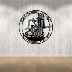 forklift lift truck driver warehouse worker custom metal signs 1