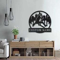 freestyle scootering metal sign personalized metal name signs home decor sport lovers gifts 2