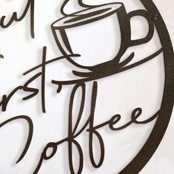 funny coffee quote but first coffee gift for coffee lover on christmas or birthday coffee bar decor housewarming gift 2