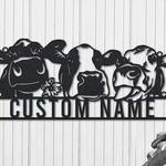 funny cows heifer family farm sign farm animal farmhouse home decor gift 0