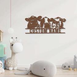 funny cows heifer family farm sign farm animal farmhouse home decor gift 1