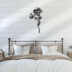 funny skeleton dancer metal sign pumpkin signs halloween decoration for home 2