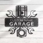 garage metal wall art custom laser cut metal signs workshop name sign home decor car mechanic repair decoration repairman 0