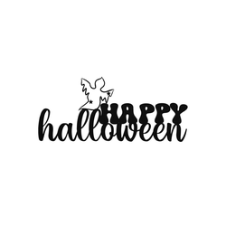 Ghost Happy Halloween Metal Wall Art Halloween sign metal wall art Halloween Decor Home
