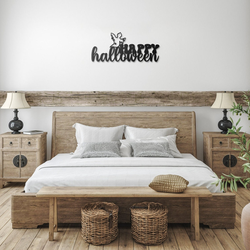 ghost happy halloween metal sign halloween sign metal wall art halloween decor home 1