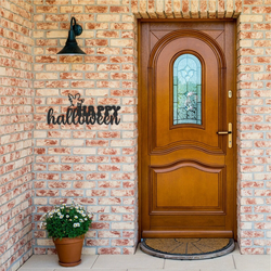 ghost happy halloween metal sign halloween sign metal wall art halloween decor home 2