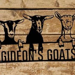 goat farm sign goat ranch farmhouse farm outdoor custom goat metal sign 3