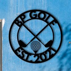 golf 19th hole home bar custom metal signs 1