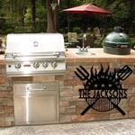 grill master bbq custom outdoor metal signs grill gifts for dad backyard metal sign 0