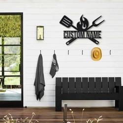 grill master sign bbq sign personalized grilling metal sign bbq party decor 2