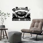 grillmaster bbq smoker and grill custom metal signs 0