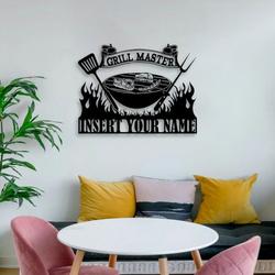grillmaster bbq smoker and grill custom metal signs 1