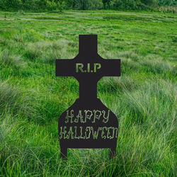 halloween gravestone metal yard stake rip signs halloween decoration for home 1