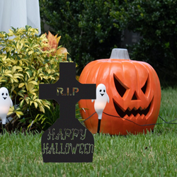 halloween gravestone metal yard stake rip signs halloween decoration for home 3
