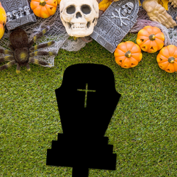 halloween tombstone yard sign horror rip signs halloween decoration for home 2