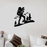 hiking sign climbing mountain metal sign climbing mountain lover outdoor enthusiast home decor 0