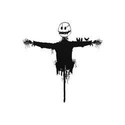 Horror Scarecrow Metal Wall Art Halloween Signs Halloween Decoration For Home