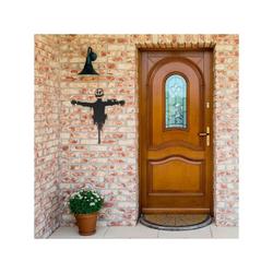 horror scarecrow metal sign halloween signs halloween decoration for home 2