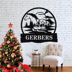 horse ranch horse farm custom metal signs 2