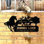 horse ranch horse farm equestrian custom metal signs gift for farmer 0
