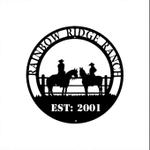 horse ranch wall art cowboy cowgirl horse farm lover personalized metal sign 0