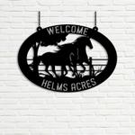 horse ranch welcome farm animals custom metal signs gift for farmer 0