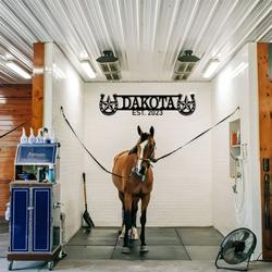 horse stall horse name plate custom metal signs 1