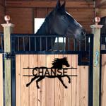 horse stall name plate horse barn ranch custom metal signs 0