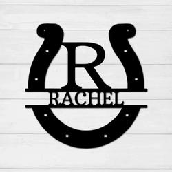 horse stall plate horse sign alphabet custom metal farm sign horse ranch 2