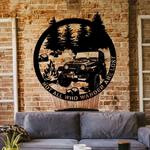jeep camping sign not all who wander are lost outdoor enthusiast camping lover sign home decor housewarming gifts 0