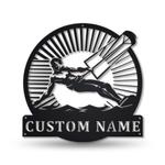 kitesurfing sport metal sign personalized metal name signs outdoor home decor kitesurfing lovers gifts 0
