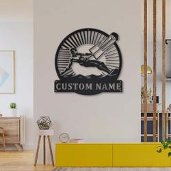 kitesurfing sport metal sign personalized metal name signs outdoor home decor kitesurfing lovers gifts 3
