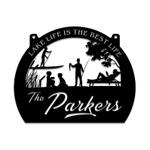 lake life is the best life lake house decor lake house owner gift custom metal signs 0