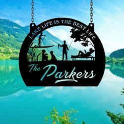 lake life is the best life lake house decor lake house owner gift custom metal signs 2