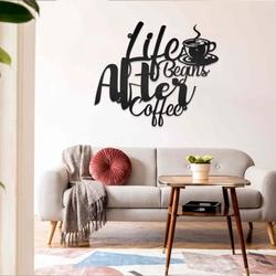 life begins after coffee coffee bar business custom metal signs 2