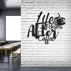 life begins after coffee coffee bar business custom metal signs 3