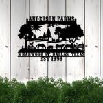 life on a farm farmhouse animal gift for farmer customized farm metal sign 0