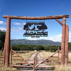 life on a farm farmhouse animal gift for farmer customized farm metal sign 3