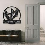 lineman crew line life ibew office business decor custom metal sign 0