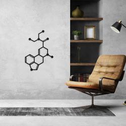 lsd molecule science art chemistry art custom metal signs 2