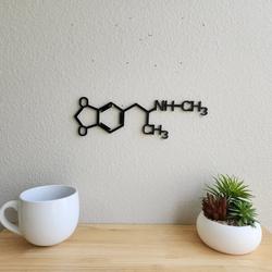 mdma molecule science art chemistry art custom metal signs 1