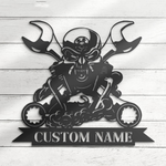 mechanic repair garage sign personalized workshop name signs man cave decor fathers day gift 0