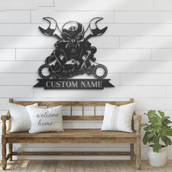 mechanic repair garage sign personalized workshop name signs man cave decor fathers day gift 1