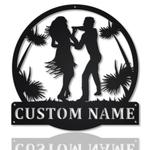 merengue dance metal sign personalized metal name signs home decor sport lovers gifts 0