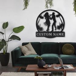 merengue dance metal sign personalized metal name signs home decor sport lovers gifts 1