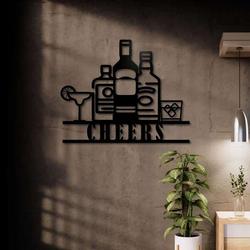 metal bar signs home bar decor housewarming gift personalized metal signs 2