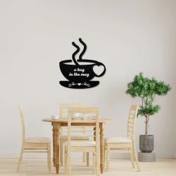 metal coffee mug sign personalized metal name sign coffee bar decoration 1