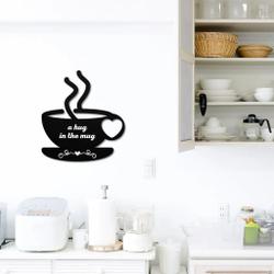 metal coffee mug sign personalized metal name sign coffee bar decoration 2